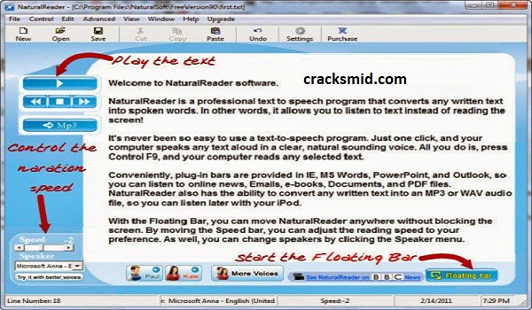 Natural Reader Crack