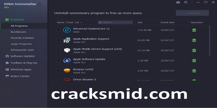 IObit Uninstaller Pro Crack