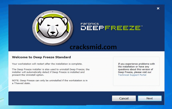 Deep Freeze Crack