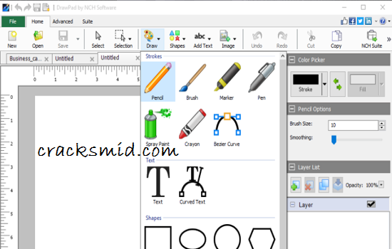 NCH DrawPad Pro 10.51 instal the new version for windows